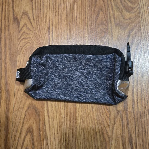 Victoria secret pink, Silver And Black Zip Up Pouch - Picture 2 of 6